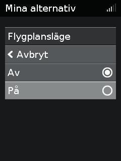 Använd inte apparaten med vatten i befuktaren under flygning, på grund av risken för inandning av vatten under turbulens.