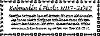 Bäsna spelmän medverkar. J. Rådbo. 11.00 Floda kyrka. Gudstjänst. C. Dalberg. Gudstjänsten i Mockfjärd sammanlyst till Floda kyrka. 19.00 Gagnefs kyrka. Konsert.