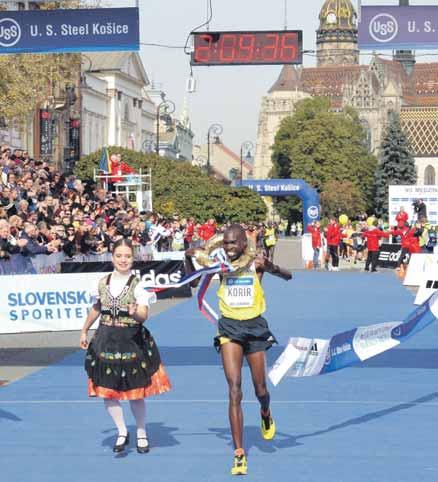 30 ATLETIKA štvrtok 2. 10. 2014 MEDZINÁRODNÝ MARATÓN MIERU V KOŠICIACH OSLAVUJE 90. NARODENINY 5.