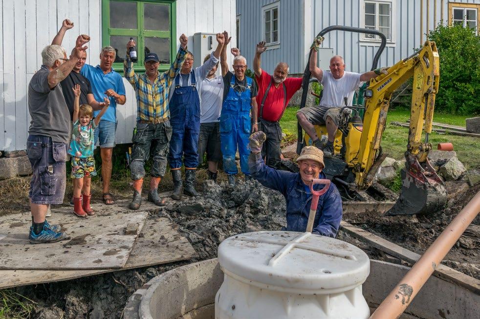 sjöboden inom hamnområdet stod klar