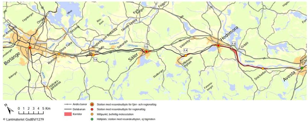 Översikt Avesta Borlänge