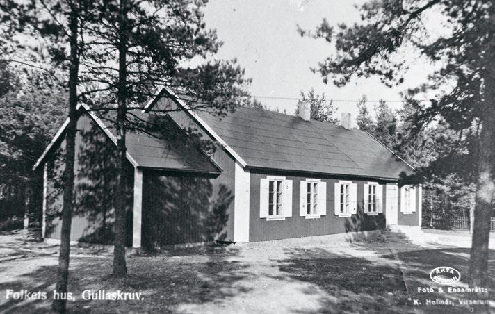 Folkets Hus. Folkets Hus på 1950-talet. Källa: Elsie Gustafssons samling. 20. Folkets Hus I Glasriket På de flesta orter i Glasriket byggdes ett Folkets Hus.