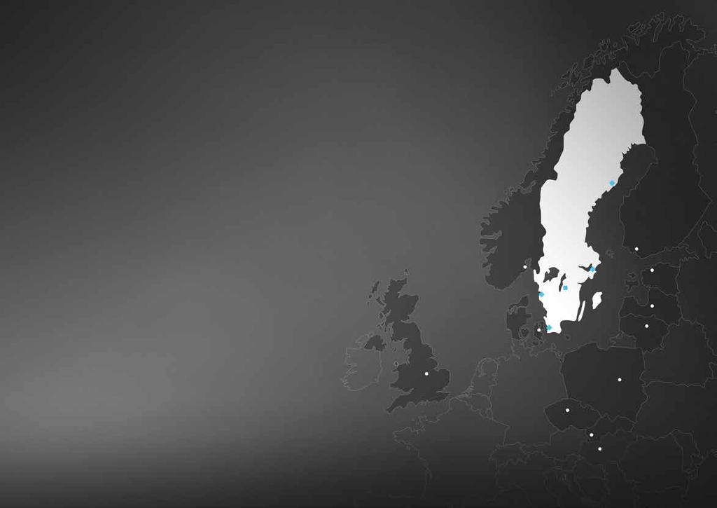Huvudkontor och lager Säljkontor Systerbolag SPECIALISERADE TILLVERKARE KUNDER För våra tillverkare innebär samarbetet med OEM att de får en stark och marknads-ledande partner med cirka 5 000 köpande