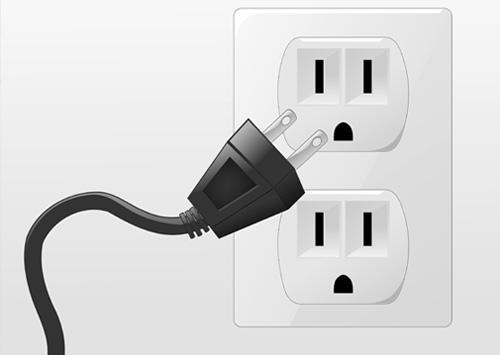 De 50 eller 60 Hertz ledningar som löper