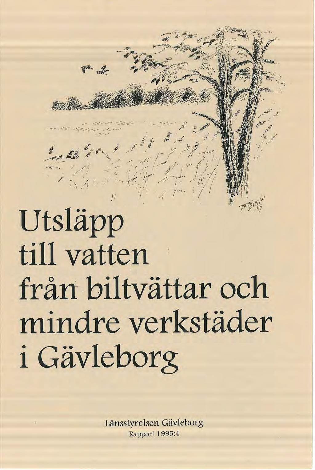 , 77: j 104 :7 AZ, 4>, if r Utsläpp till vatten från biltvättar och