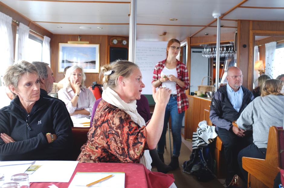 WORKSHOP Till och ifrån Skaftö fick deltagarna arbeta tillsammans.