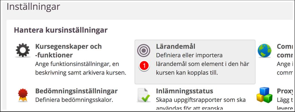 2. Infoga uppdelade kunskapskrav När du skapar egna kunskapskrav första (och enda!!) gången är det en del arbete. Men när det väl är gjort, kan du kopiera materialet till andra kurser/kollegor.