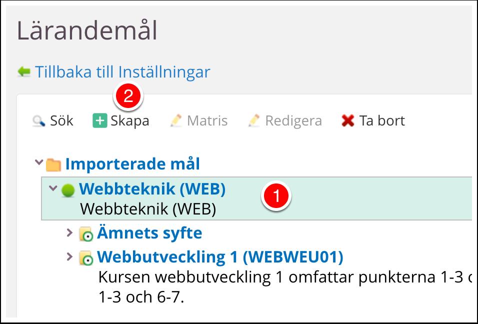 2.2 Skapa egna mål 1.