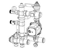 Vrid pumpmotorn 180 (pumphuset ska sitta kvar). 4. Montera tillbaka shunten på konsolerna. 5. Montera loss fördelaren från konsolerna och vrid dem. 6. Montera tillbaka fördelaren på shunten. 7.