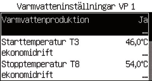 1I Bild 9 Välj storlek för både värmepump 1 och 2 Mer information om installation och driftsättning finns i installationshandledningen som följer med värmepumpen. 7.