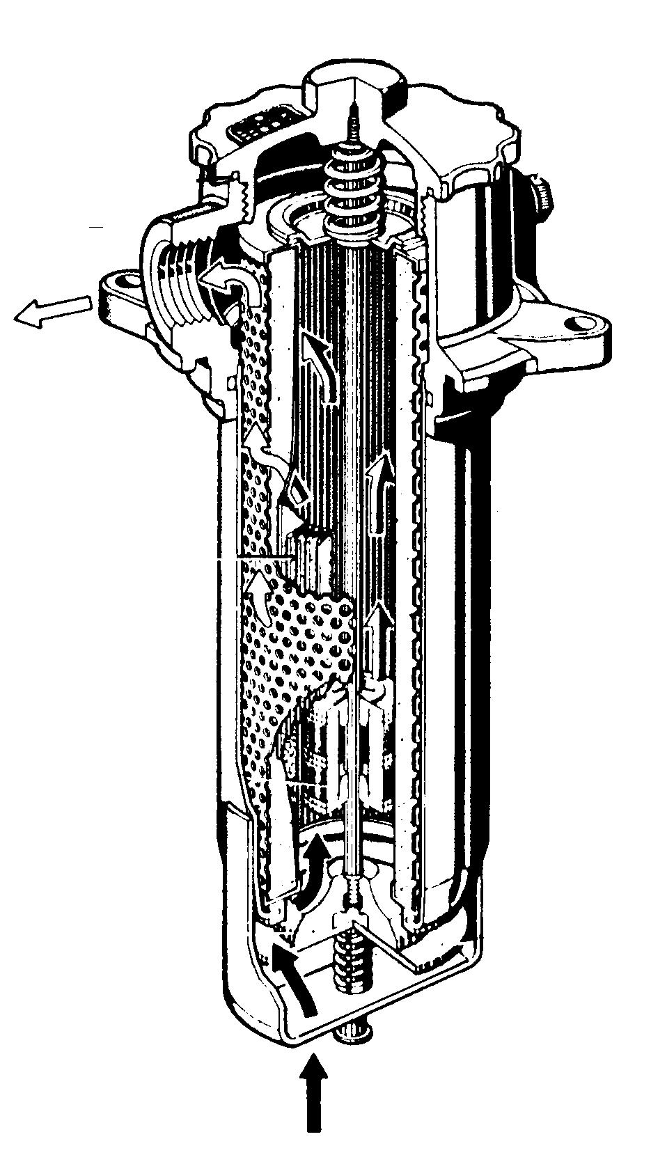 Hydraulsystemet (18) Centralfiltret Byt centralfiltret i tanken. Detta kan behövas göras oftare beroende på om tryckmätaren (A) indikerar byte.