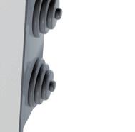 Plinten används för inkoppling och strömförsörjning av LK Rumstermostat 24 V tillsammans med LK Ställdon 24