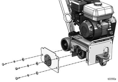 Reparation Reparation Byte av trumma på modellerna i GrindLazer Standard-serien 4. Skjut ut trumenheten (den är tung så var försiktig).