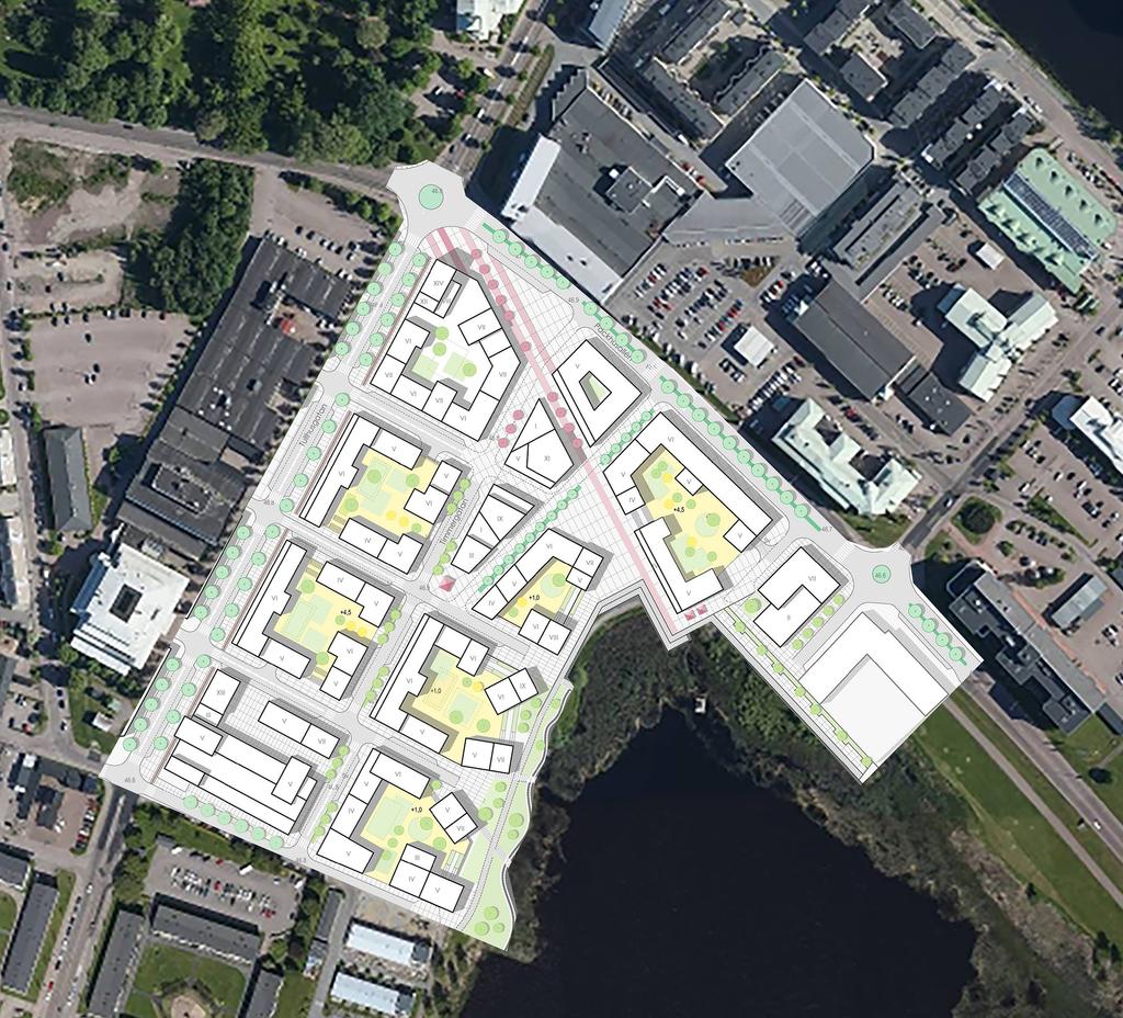 Sjömansgatan Tullhusgatan Packhusallén Figur 1: Kv Tullholmssågen och dess närliggande omgivning.