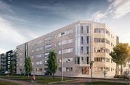 Nybyggnad av bostäder på Östra Kålgården i Jönköping Kv Drotten HEDA levererar 20 000 m² plattbärlag i projektet. johan.wallen@heda.