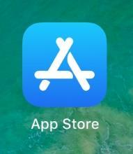 1. Installation av IntoWords för ipad 1. Leta upp App Store ikonen på din ipad. 2. I nedre högra hörnan trycker du på Sök 3.