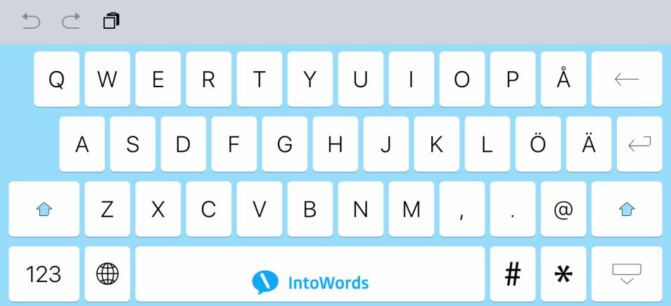 Nu följer IntoWords tangentbordet med i dina apps.