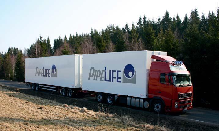 www.pipelife.se Materialbalans Materialkedjan följs från inköpt råmaterial till färdig produkt. Rapporterade värden för materialförluster övervakas kontinuerligt.