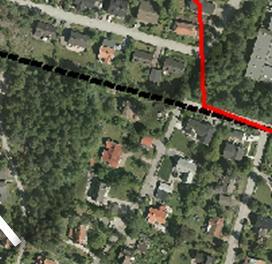 Mångfunktionell yta: fotbollsplan Mångfunktionell yta: park Dagvattendamm