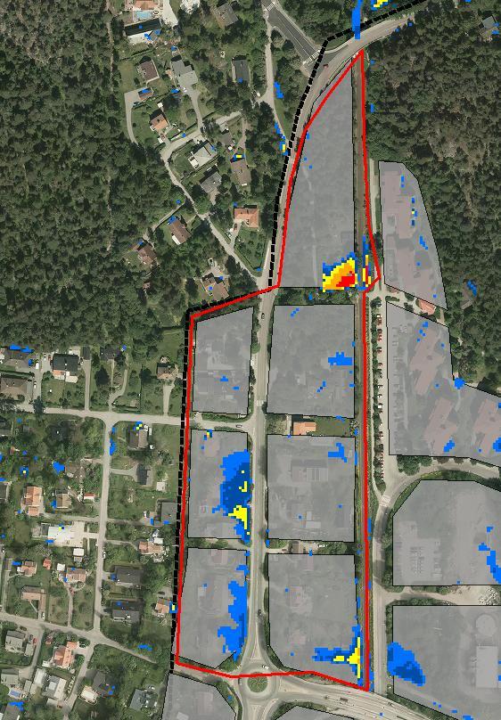 3.3.5 Strömmingen Fokusområdet Strömmingen ligger i nordvästra delen av Täby stadskärna, i huvudsak mellan Stockholmsvägen och Roslagsbanans norra gren, se Figur 17.
