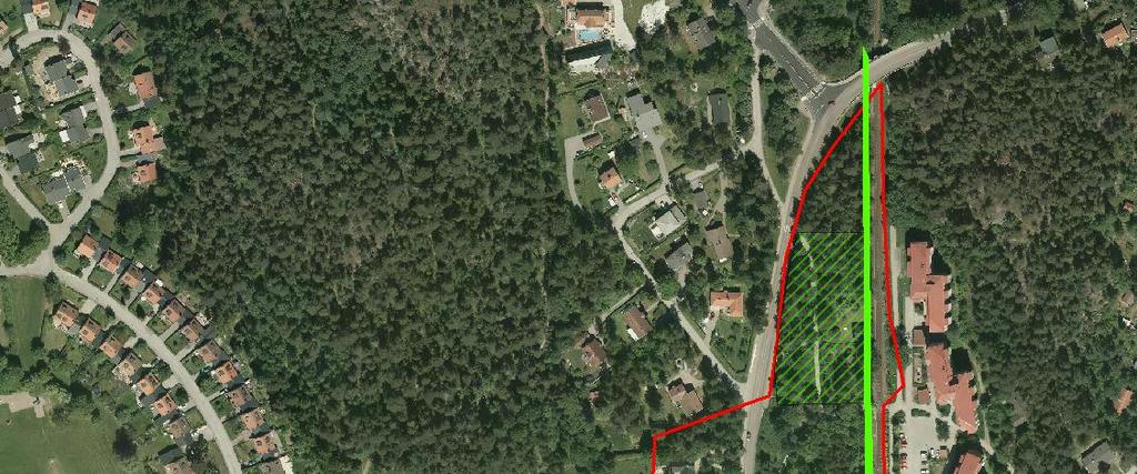 För att hantera dessa 1500 m 3 vatten föreslås att en mångfunktionell yta i form av en park på