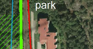 området för parken utgörs av ett grundlager av morän.