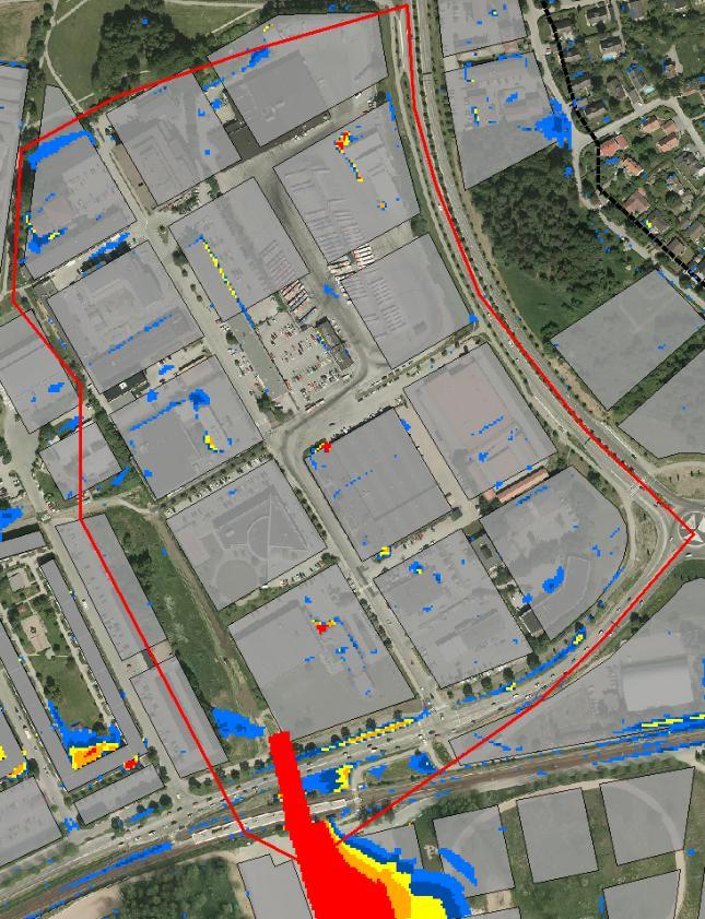 3.3.6 Kemistvägen Fokusområdet Kemistvägen ligger i nordöstra delen av Täby stadskärna, mellan Stockholmsvägen, Bergtorpsvägen, Stora Marknadsvägen och Marknadsvägen, se Figur 18.