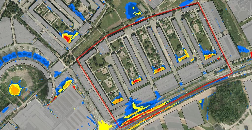 3.3.7 Marknadsvägen Fokusområdet Marknadsvägen ligger i Täby stadskärna intill Täby centrum på norra sidan om Stora Marknadsvägen, se Figur 20.