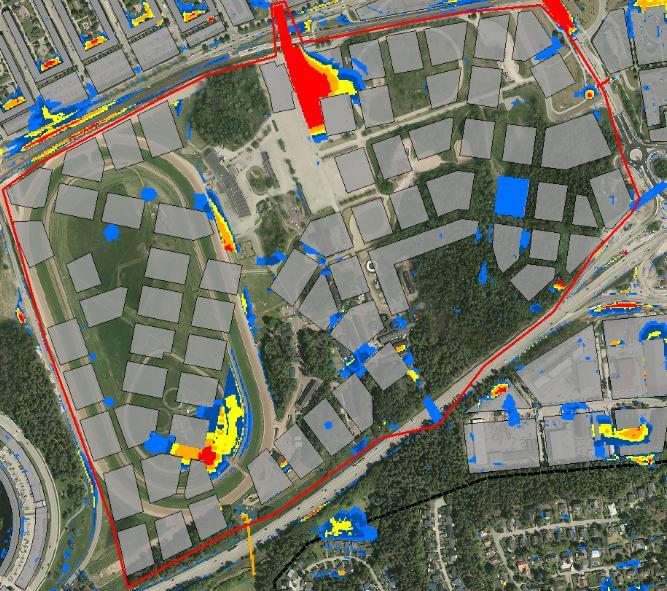 3.3.9 Täby Park Fokusområdet Täby Park ligger mitt i Täby stadskärna, se Figur 24.