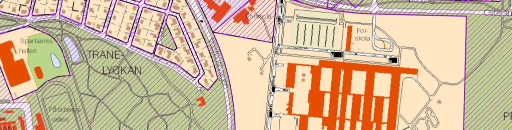 Inledning Plandata Planområdet omfattar ca 1 hektar och ligger i korsningen mellan Österängsvägen och Träslövsvägen intill Varbergs sjukhus.