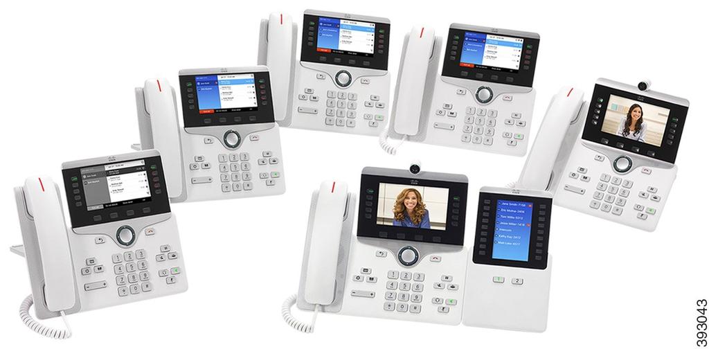 KAPITEL 1 Din telefon Cisco IP Phone 8800-serien, på sidan 1 Ny och ändrad information, på sidan 2 Installation av telefonen, på sidan 5 Aktivera och logga in på din telefon, på sidan 10