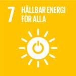 6 7 Hållbar energi för alla AGENDA 2030 De globala hållbarhetsmålen Vi verkar för att möjliggöra för våra kunder att använda förnybar el samt utbildar dem i på vilket sätt det bidrar till en hållbar