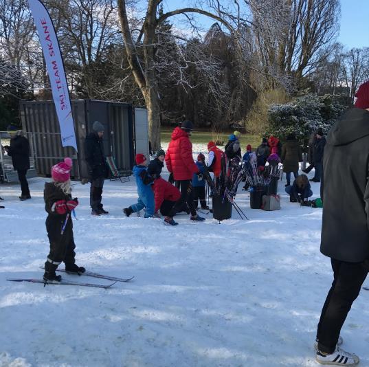 tillräckligt för att kunna arrangera ett Barnens Vasalopp den 14:e Januari.