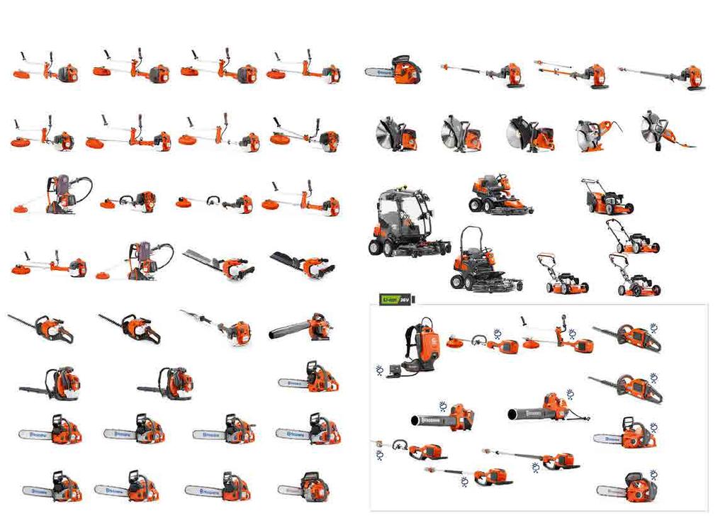 ETT PRODUKTSORTIMENT FÖR ALLA BEHOV 32 32 32 33 81 82 82 83 HUSQVARNA 555RXT 53,3 cm³, 2,8 kw, 9,2 kg HUSQVARNA 545RXT 45,7 cm³, 2,1 kw, 8,5 kg HUSQVARNA 545RX 45,7 cm³, 2,1 kw, 8,7 kg Marknadsförs