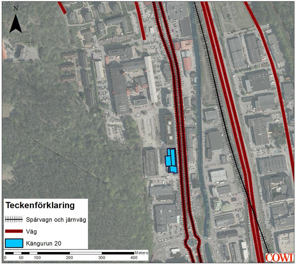 8 SPRIDNINGSBERÄKNINGAR FÖR KVARTERET KÄNGURUN 20 Information om förutsättningar för de olika scenarierna visas i Tabell 3.