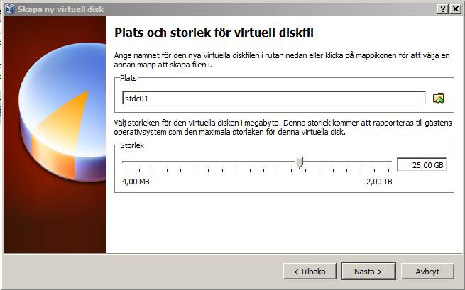 Skapande av virtuella maskiner