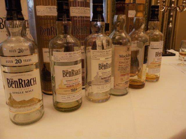Provade BenRiach Nr 1,Vi började med att prova en single cask