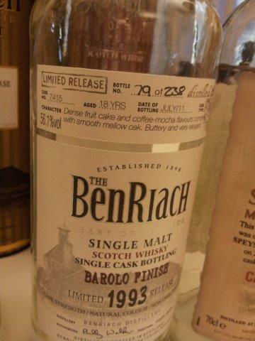Fin doft och bärnstensfärgad Glas Nr 4 en Single Cask