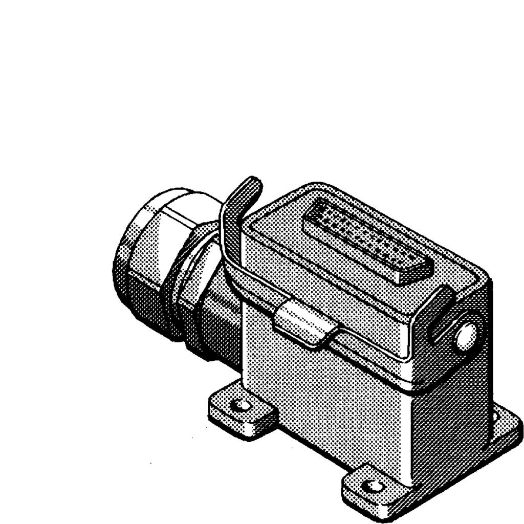 Han-kontakt 0493838601 Pilotventil med flatstift (stiftavstånd 9,4 mm) DC 24 V, version 40 0493830104 AC 110 V, version 41 0493838105 AC 230 V, version 42 0493835505 Ex-skyddad, DC 24 V (EEx ia llc