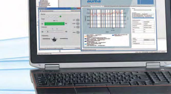 Programvaran fi nns till bärbara datorer/handdatorer och kan laddas ner utan kostnad på www.auma.com.