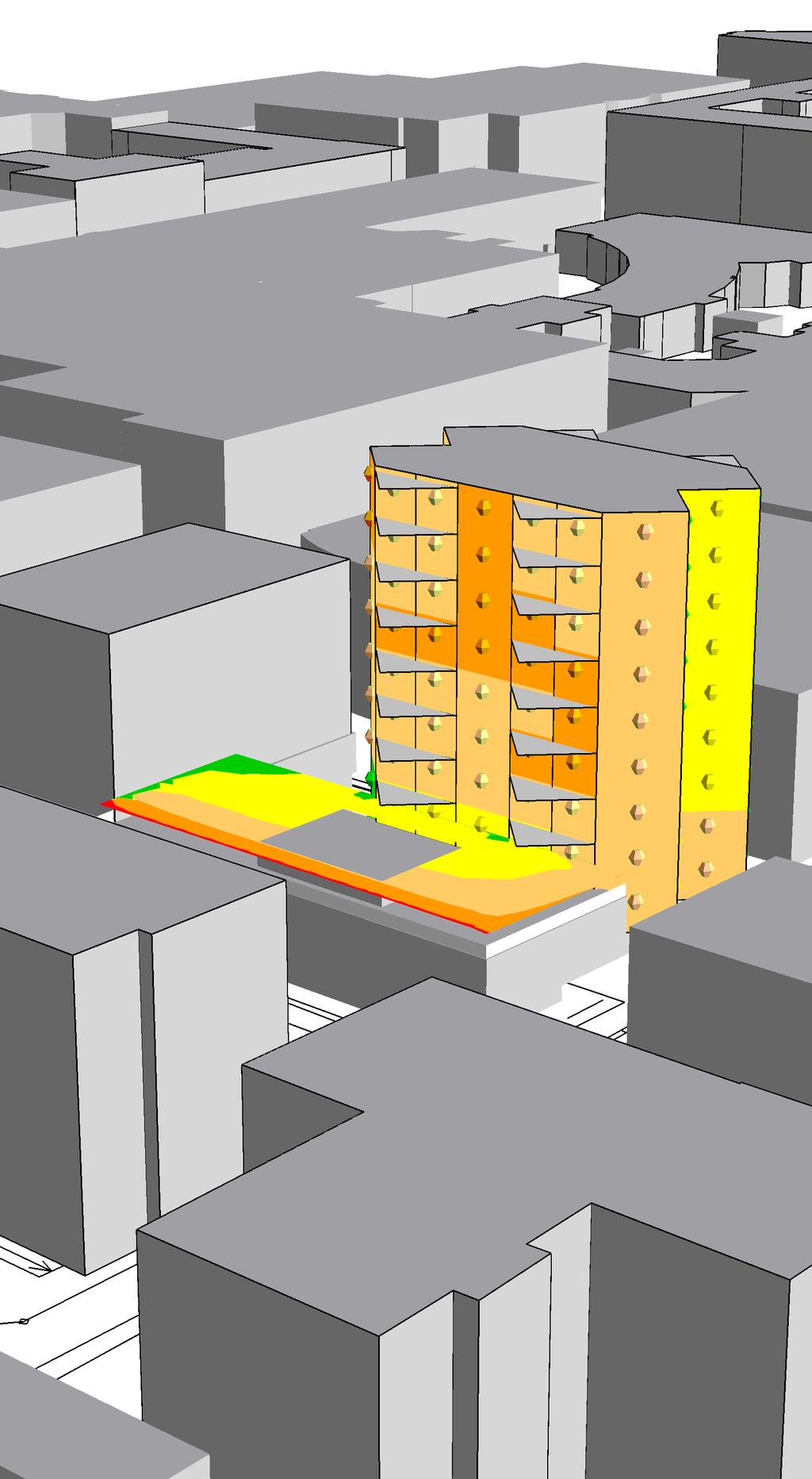 Elevation Elevation Elevation Kv Detektiven 19, Linköping Situation 2020 Ekvivalenta ljudnivåer vid fasader och på terrass ÖVRIGT Fasadvärden visar ljudnivåerna som frifältsvärden, dvs exklusive