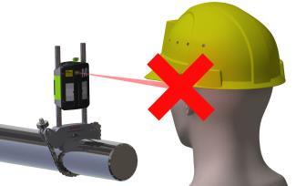 FÖRSIKTIGHETSÅTGÄRDER FÖR LASER FIXTURLASER GO Pro använder laserdioder med en uteffekt på < 1,0 mw.
