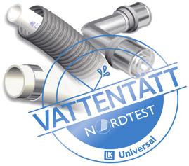 Båda rörtyperna är diffusionstäta för användning i värme- och kylsystem och samtidigt utförda i tryckklass PN10 för att vara godkända för tappvattensystem.