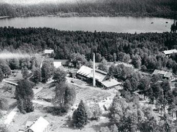 Mängkammaren I denna del av hyttbyggnaden blandades förr mängen, dvs sand och olika kemikalier som skulle bli glasmassa.