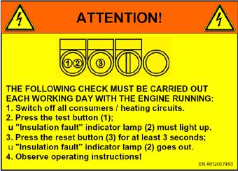 4.3 Ytterligare varnings- och användningsanvisningar Nr Piktogram Förklaring 5 ** - OBS! Fara på grund av farlig elektrisk spänning.