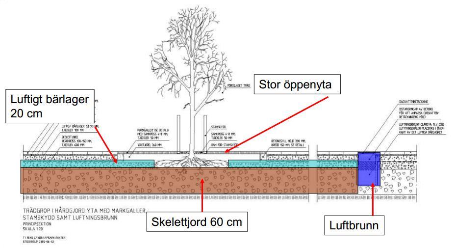 park och grönområden, till exempel rabatter, växtbäddar, gräsytor och trädplanteringar.