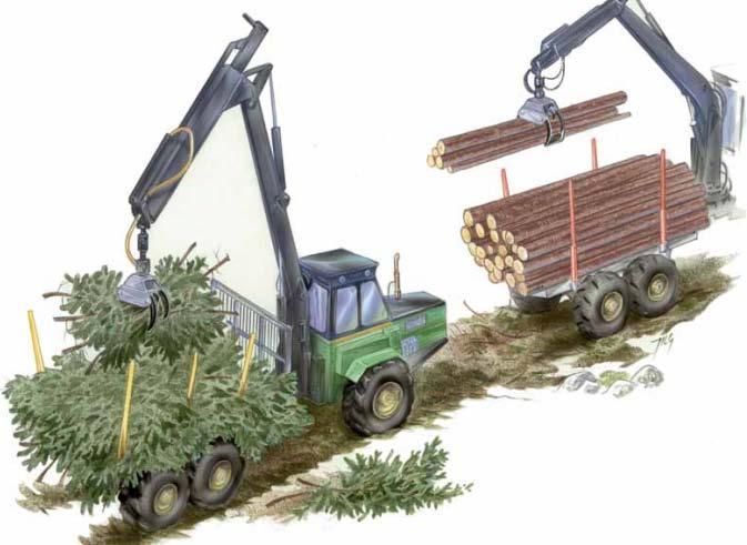 Analysis of soft factors that affect the production of logging residue from