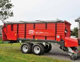 LELY TIGO Stora lastvolymer: Tigo 60 & 70 MS Modellerna 60 MS (60 m³ vid medelkompression) och 70 MS (70 m³ vid medelkompression) har utvecklats speciellt för gårdar som behöver stor lastkapacitet