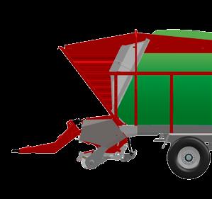 kompressionssystem för flexibel kompression av grödan på vagnen eller utrustning för effektiv lossning och tömning.