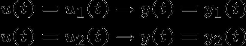 Linjära system 48 u(t)